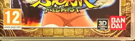 Naruto Shippuden: Ultimate Ninja Storm 3 Full Burst, the USK square on its front