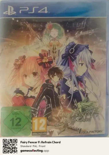 Fairy Fencer F: Refrain Chord PlayStation 4, PAL box front