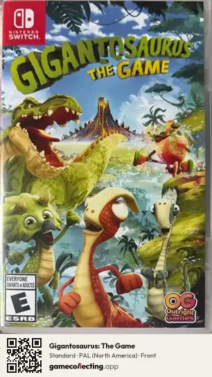Gigantosaurus: The Game Nintendo Switch, North America box front