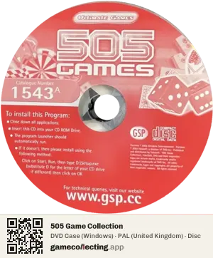 505 Game Collection Computer, PAL disc