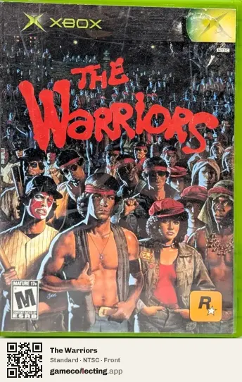 The Warriors Xbox, NTSC box front