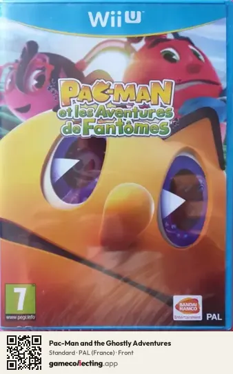 Pac-Man and the Ghostly Adventures Nintendo Wii U, France box front