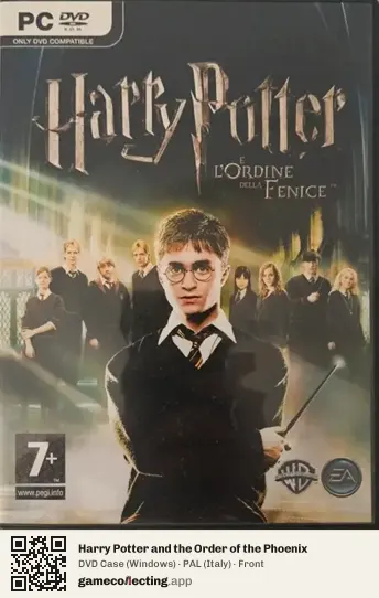 Harry Potter and the Order of the Phoenix Computer, Italy box front