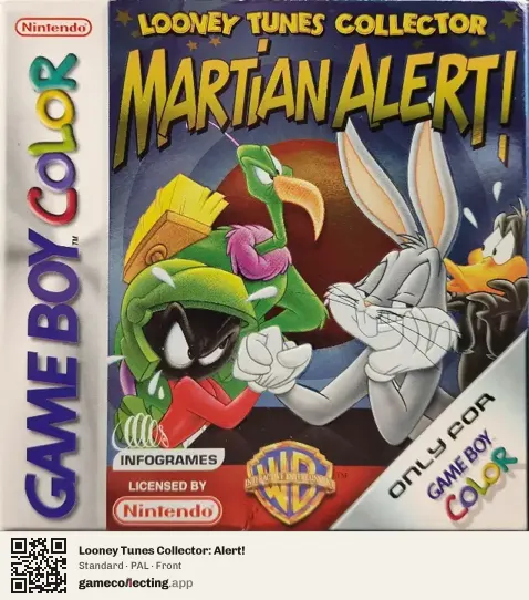 Looney Tunes Collector: Alert! Game Boy Color, PAL box front