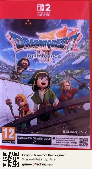 Dragon Quest VII Reimagined Nintendo Switch 2, Italy box front