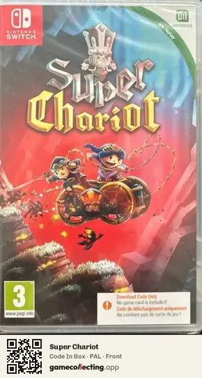 Super Chariot Nintendo Switch, PAL box front