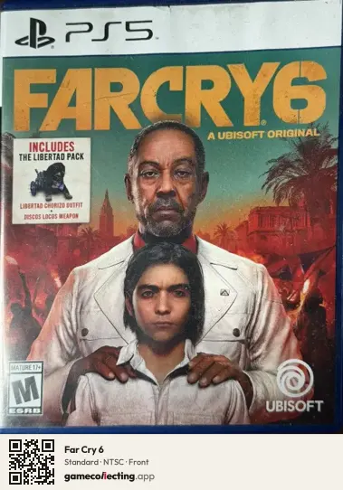 Far Cry 6 PlayStation 5, NTSC box front
