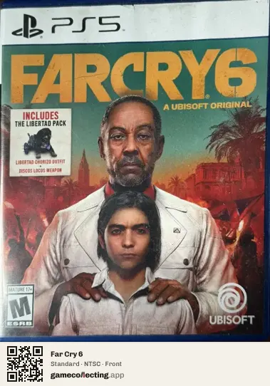 Far Cry 6 PlayStation 5, NTSC box front