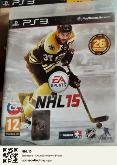 NHL 15 PlayStation 3, Germany box front