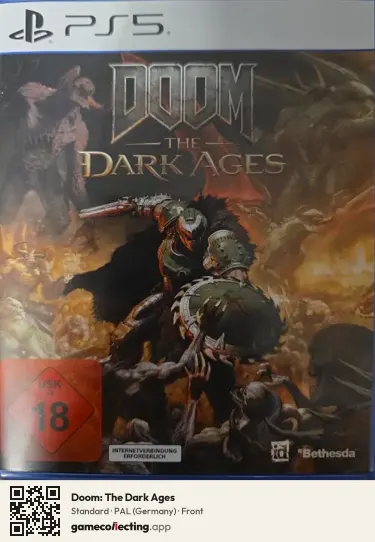 Doom: The Dark Ages PlayStation 5, Germany box front