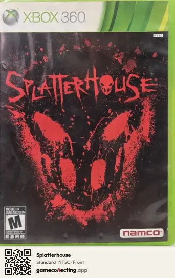 Splatterhouse Xbox 360, NTSC box front