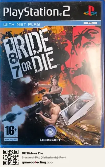 187 Ride or Die PlayStation 2, Netherlands box front