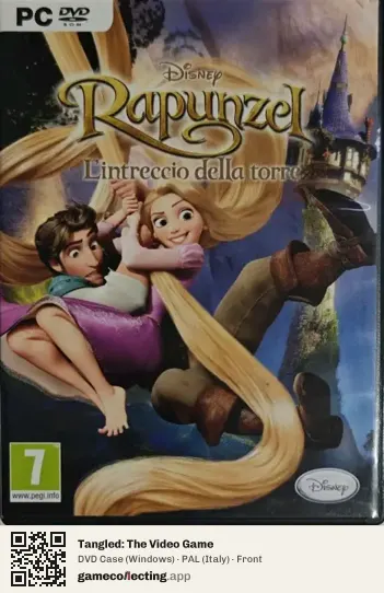 Tangled: The Video Game Computer, Italy box front