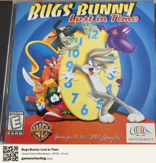Bugs Bunny: Lost in Time Computer, NTSC box front