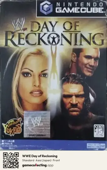 WWE Day of Reckoning Nintendo GameCube, Asia box front