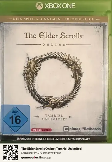 The Elder Scrolls Online: Tamriel Unlimited Xbox One, Germany box front