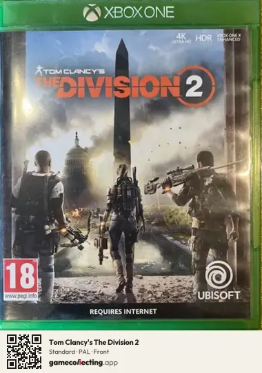 Tom Clancy's The Division 2 Xbox One, PAL box front