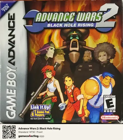 Advance Wars 2: Black Hole Rising Game Boy Advance, NTSC box front