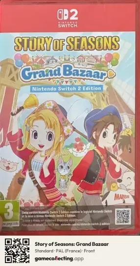Story of Seasons: Grand Bazaar Nintendo Switch 2, France box front
