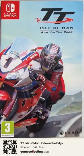 TT Isle of Man: Ride on the Edge Nintendo Switch, PAL box front