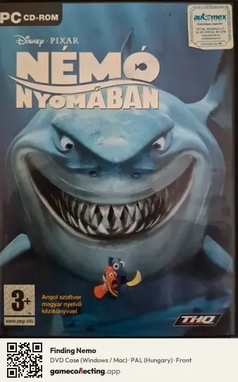 Finding Nemo Computer, Hungary box front