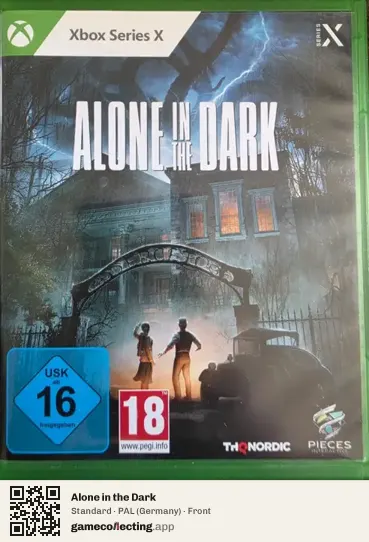 Alone in the Dark Xbox Series X, Germany box front