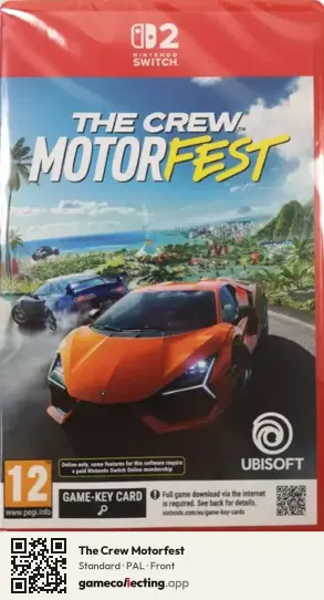 The Crew Motorfest Nintendo Switch 2, PAL box front