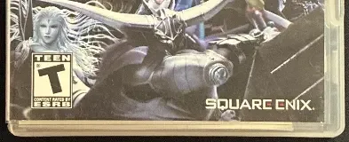 Dissidia 012: Duodecim Final Fantasy, the ESRB box on its front