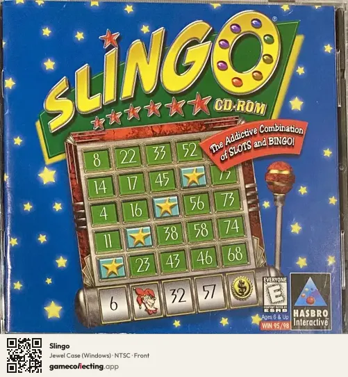 Slingo Computer, NTSC box front