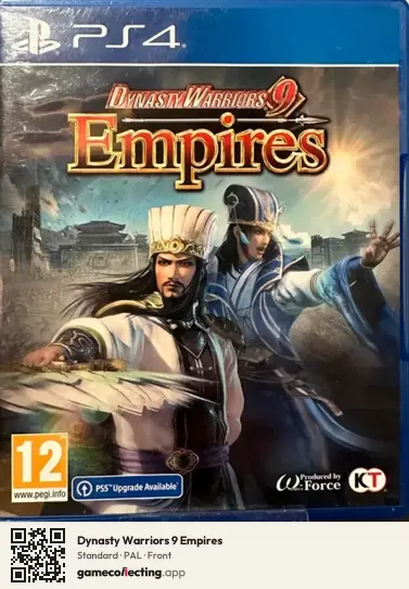 Dynasty Warriors 9 Empires PlayStation 4, PAL box front