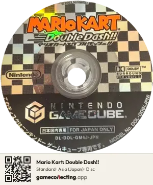 Mario Kart: Double Dash!! Nintendo GameCube, Asia disc