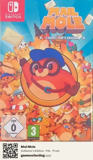 Mail Mole Nintendo Switch, PAL box front