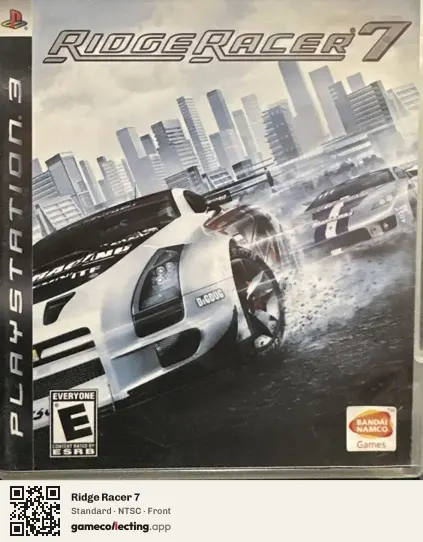Ridge Racer 7 PlayStation 3, NTSC box front