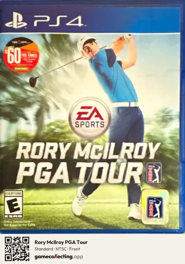 Rory McIlroy PGA Tour PlayStation 4, NTSC box front