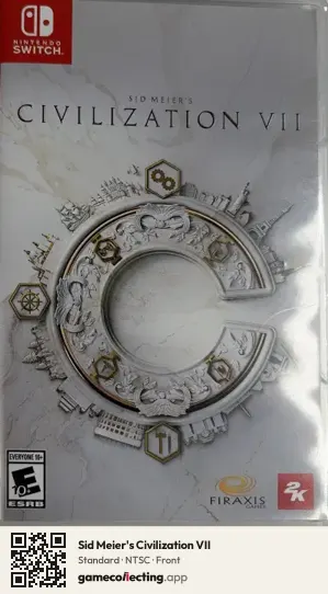 Sid Meier's Civilization VII Nintendo Switch, NTSC box front