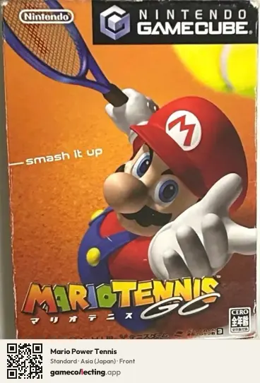 Mario Power Tennis Nintendo GameCube, Asia box front
