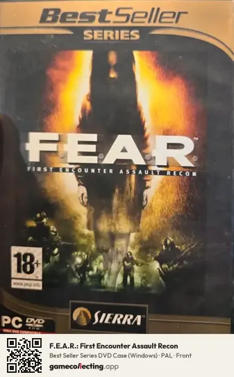 F.E.A.R.: First Encounter Assault Recon Computer, PAL box front