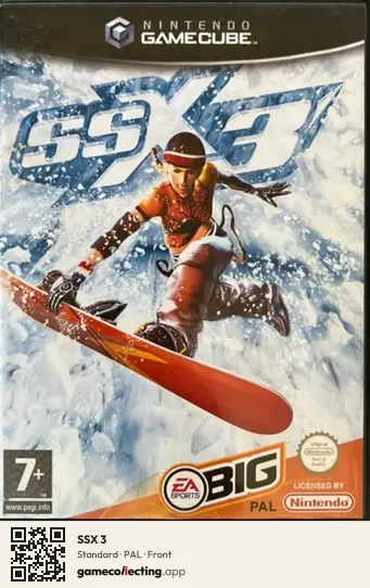 SSX 3 Nintendo GameCube, PAL box front
