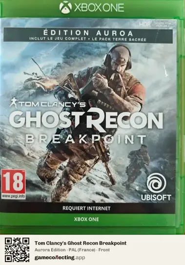 Tom Clancy's Ghost Recon Breakpoint Xbox One, France box front