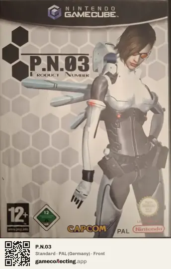 P.N.03 Nintendo GameCube, Germany box front