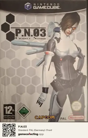 P.N.03 Nintendo GameCube, Germany box front
