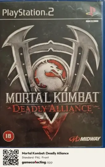 Mortal Kombat: Deadly Alliance PlayStation 2, PAL box front