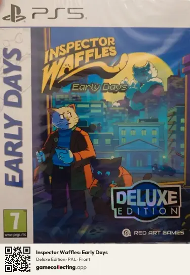 Inspector Waffles: Early Days PlayStation 5, PAL box front