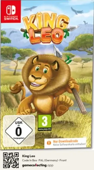 King Leo Nintendo Switch, Germany box front