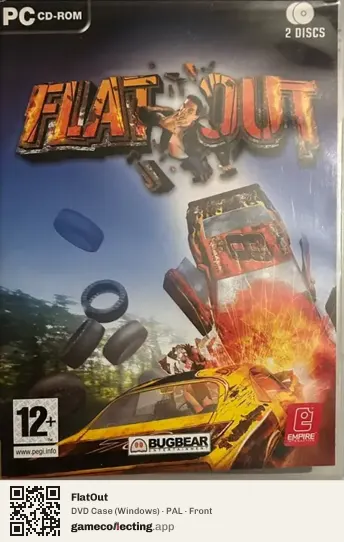 FlatOut Computer, PAL box front