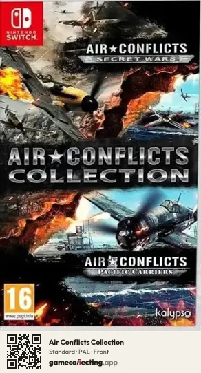 Air Conflicts Collection Nintendo Switch, PAL box front