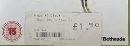 Rage, the BBFC circle on its front