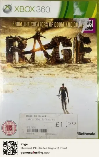 Rage Xbox 360, United Kingdom box front