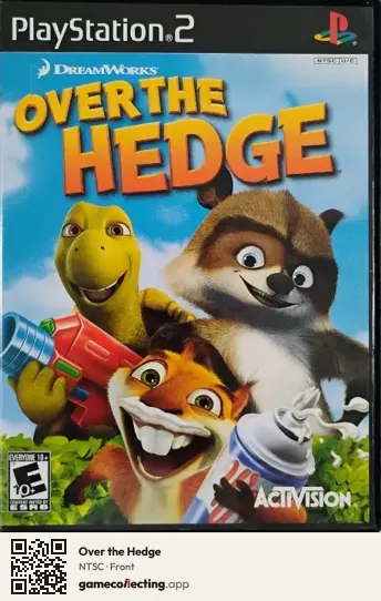 Over the Hedge PlayStation 2, NTSC box front