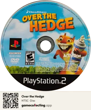 Over the Hedge PlayStation 2, NTSC disc